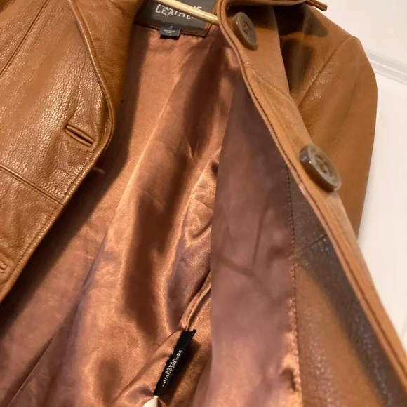 Wonderful, soft leather coat - Picture 4 of 8